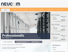 Tablet Screenshot of neucom.hu